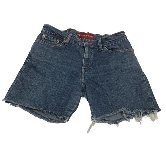 Levi's Pants - Levi's Superlow Stretch frayed 514 Denim Shorts Size 9